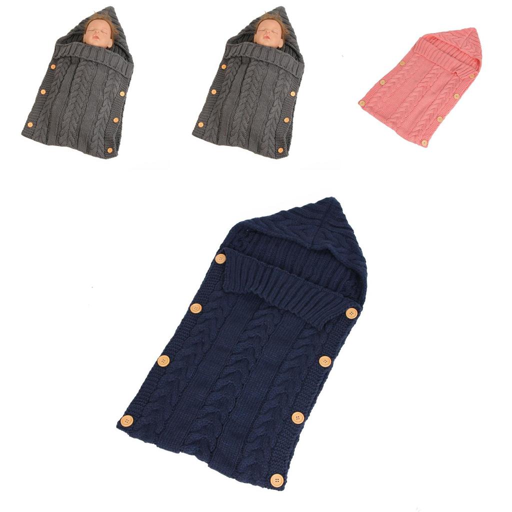 Baby Knitted Sleep Sack With Buttons For Infant Toddler Comfort And Warmth