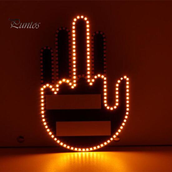 Автомобильный задний фонарь с жестами, светодиодный индикатор с дистанционным управлением, простая установка, знак на заднем стекле, автомобильный индикатор с питанием от аккумулятора, автомобильный гаджет для развлечения, безопасности