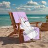Ultra-Soft Beach Towel with Moomin Theme,Ideal for Pool - Camping, Diving - Perfect Travel Essential, Vibrant Beach Towel.
