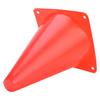 6pcs 18cm Soccer Training Cone Football Barriers Plastic Marker Holder Accessory (Red)
