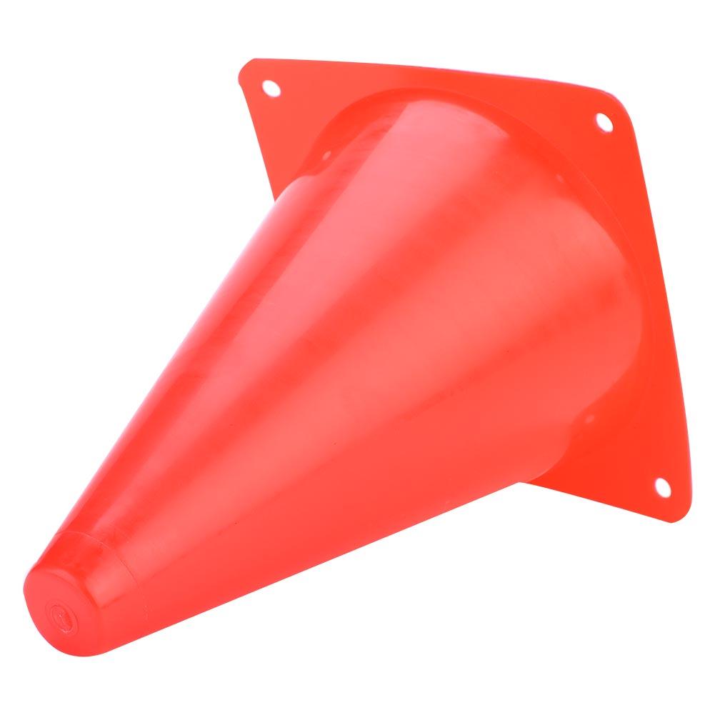 6pcs 18cm Soccer Training Cone Football Barriers Plastic Marker Holder Accessory (Red)