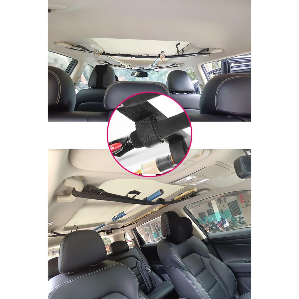 NOELAMOR держатель для удочки автомобильный потолочный держатель для удочки держатель для удочки автомобильный держатель для переноски удочек 5 удочек (Тип ремня)