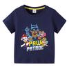 Paw Patrol Kids Clothing Tees Summer Printed Cartoon Fashion Short Sleeve Boys T-shirt Popular Design Children's Tshirt Crewneck