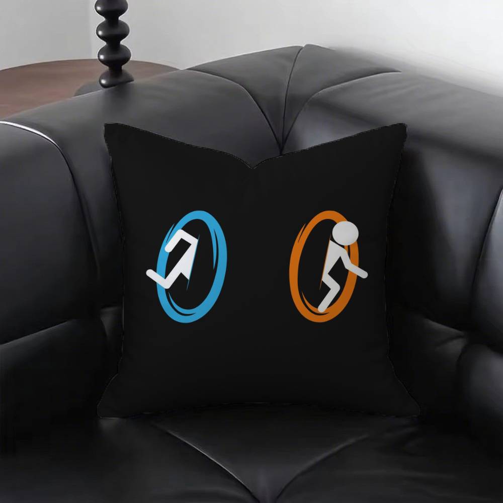 1 шт. Наволочка для игры Portal 2 Модная квадратная наволочка Спальня Диван Комната Ins Декор Отдых