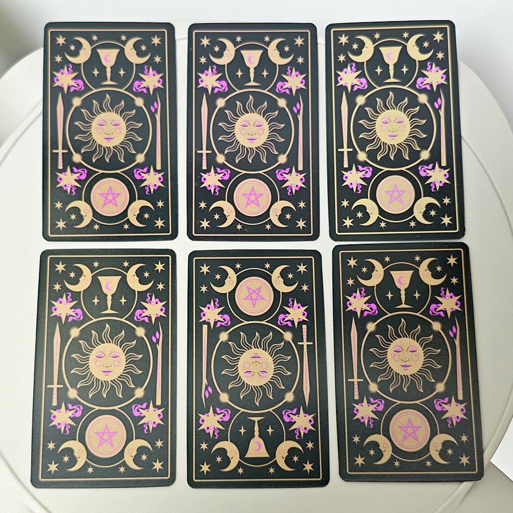 10.3*6cm The Witch of The Forest’s Tarot Magick Deck: 78 Cards with Guidebook for Beginners Gilded Black Edges