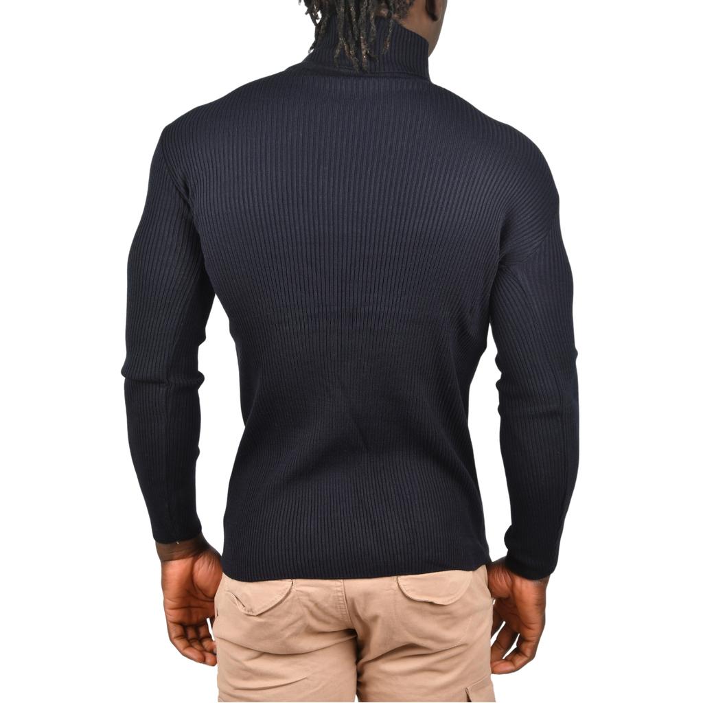 DeepSEA Тонкий ребристый трикотаж с высоким воротником и защитой от катышков с высоким воротником 2505498