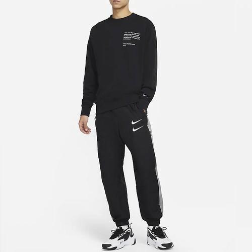 Nike Мягкий унисекс свитшот с круглым вырезом и французской вышивкой