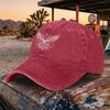 Washable Eagle Compass Baseball Cap Vintage Duckbill Hat For Men Women Travel Outdoor Street Style