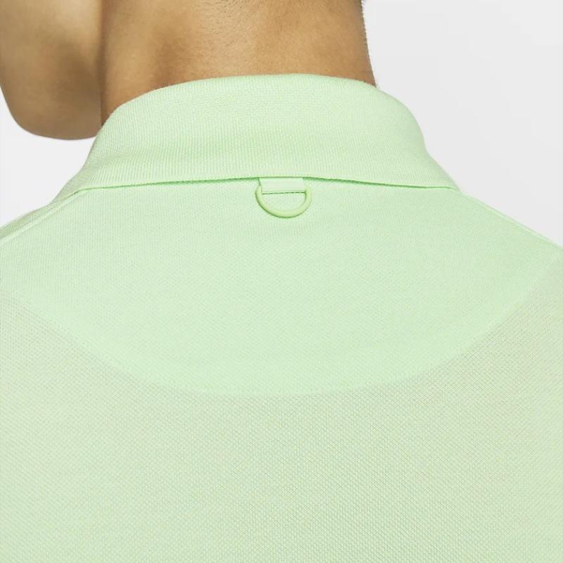 Nike Пуловер с принтом логотипа, мужская рубашка-поло с коротким рукавом, цвет Steam-Green HF6168376