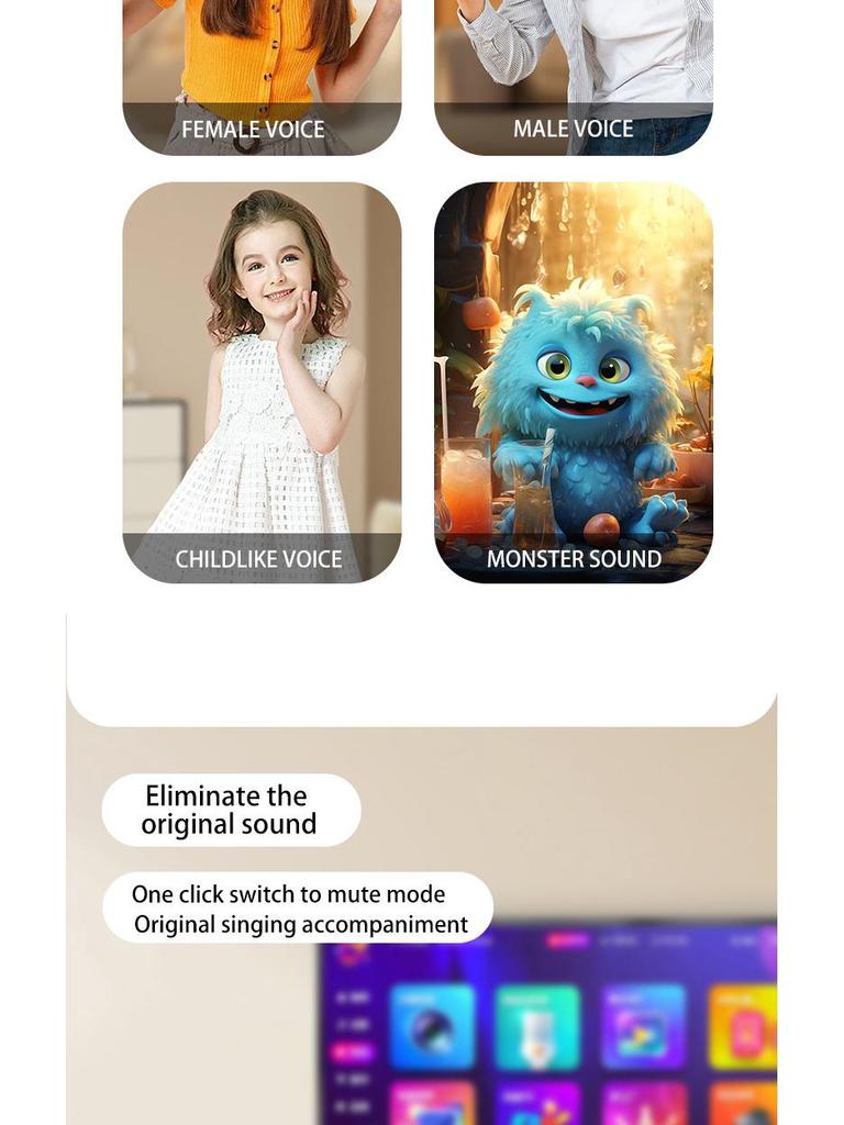 K12 Bluetooth 5.3 Portable Karaoke Speaker & Wireless Microphone for KTV and Family Singing Sessions