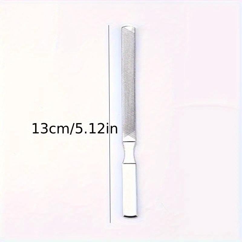 2 шт. Премиум пилочка для ногтей полировальный блок прочная пилочка для ногтей из нержавеющей стали, пилочка для полировки, шлифовальный брусок для ногтей, инструмент для маникюра и дизайна ногтей