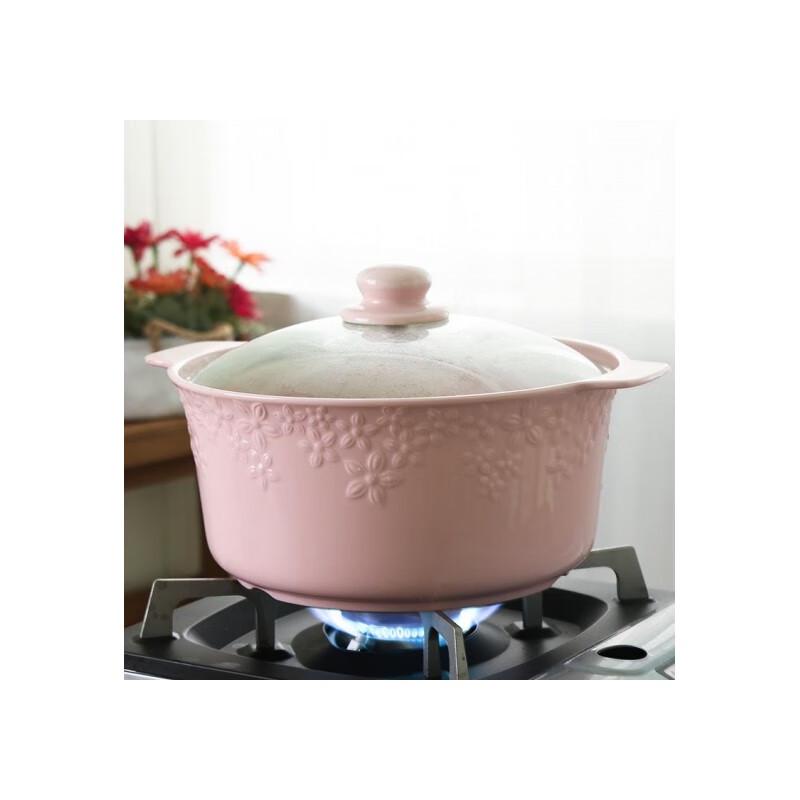 Shunxiang Colorful Embossed Open Flame Cooking Pot