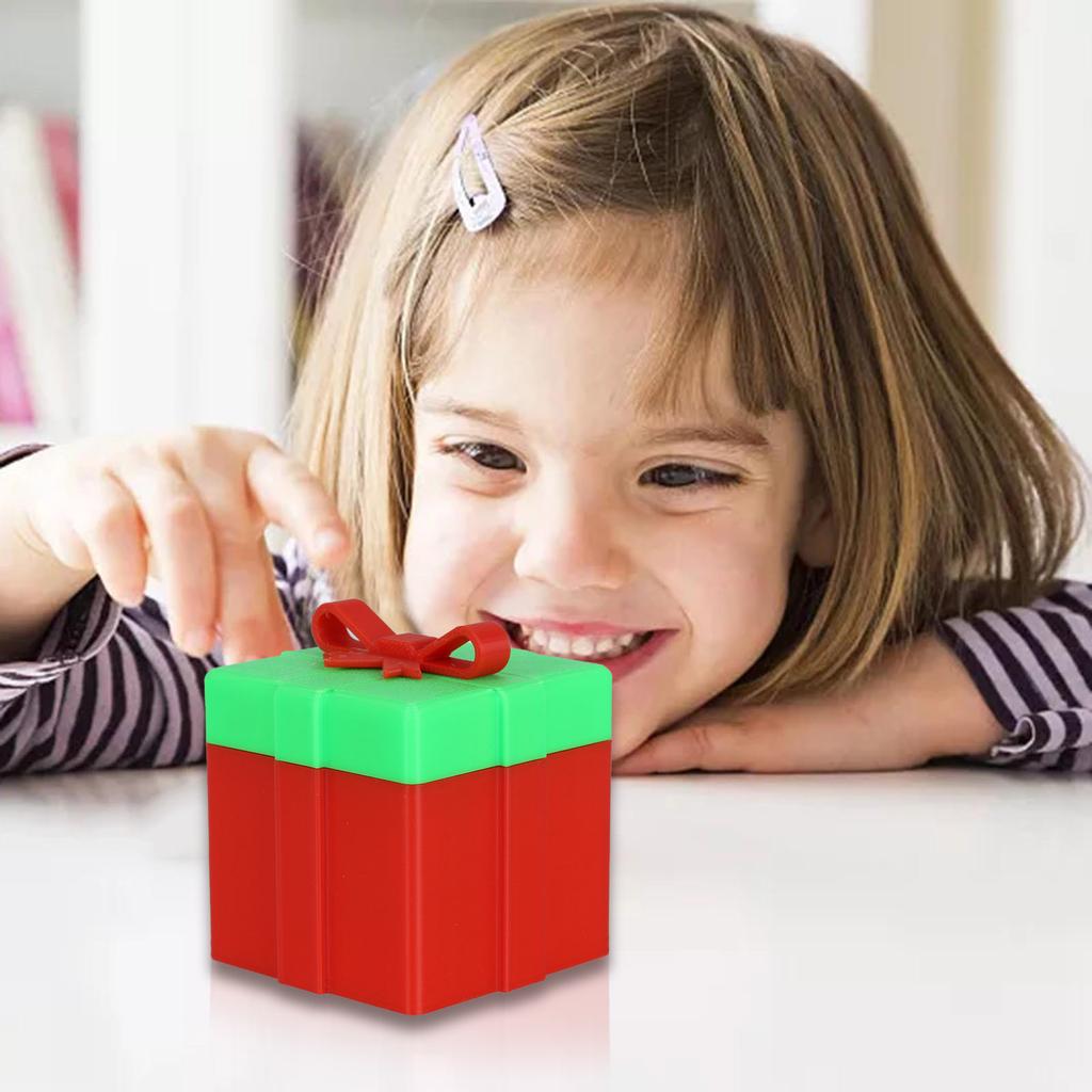 Рождественская подарочная коробка, рождественская подарочная коробка, напечатанная на 3D-принтере, декоративные украшения, рождественская подарочная коробка, дарение подарков