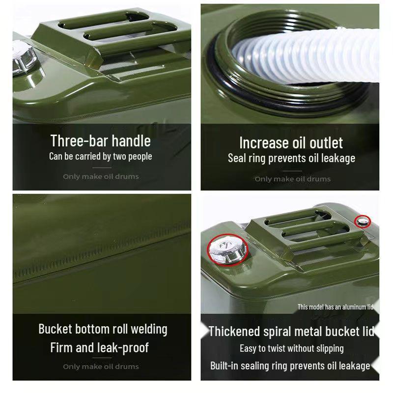 30-литровый взрывозащищенный портативный железный топливный бак