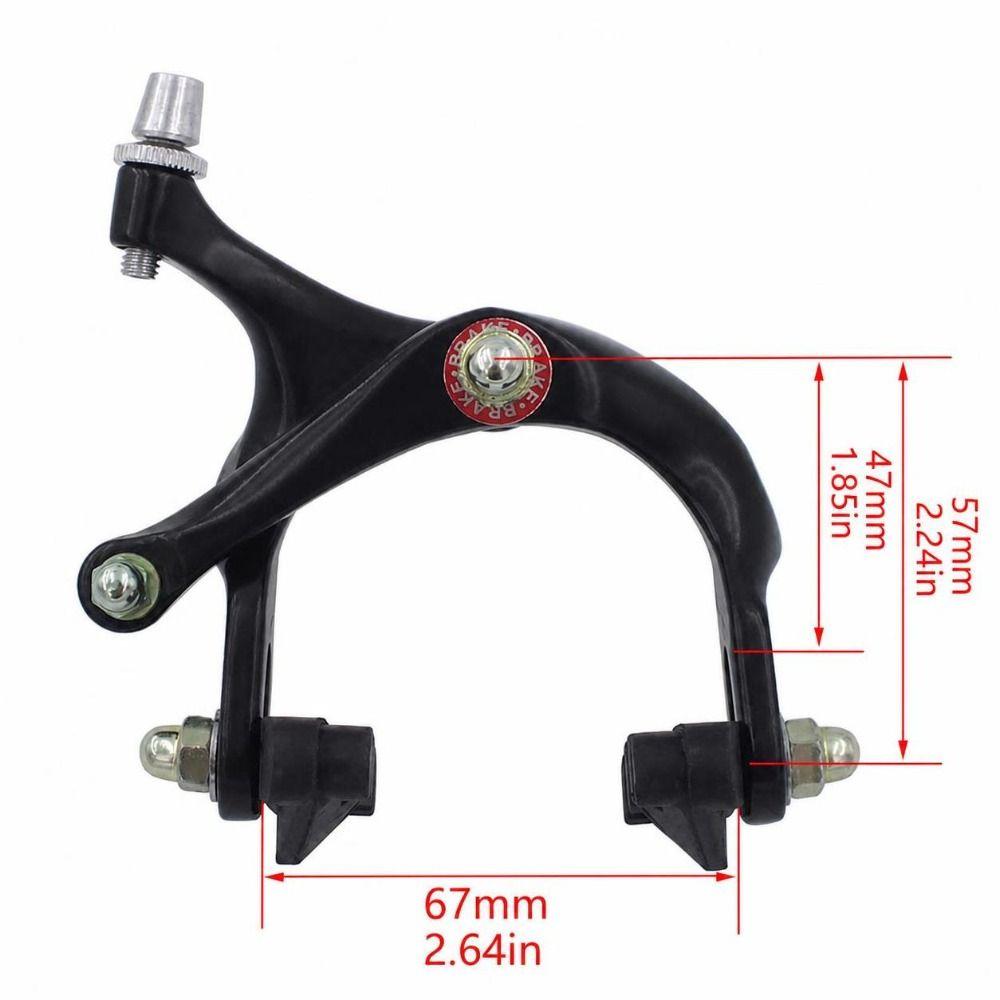 Easy Installation Bicycle Caliper Brake Aluminium Alloy Road Bike Brake Fixed Gear Riding