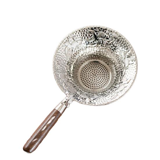 Чайный заварник с фильтром из мелкой сетки для рассыпного чая, элегантный дизайн рыбки, многоразовое ситечко для чая для чашки и чайника