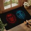 M-Megadeth Band Floor Mat INS Style Soft Bedroom Floor House Laundry Room Mat Anti-skid Bedside Area Rugs
