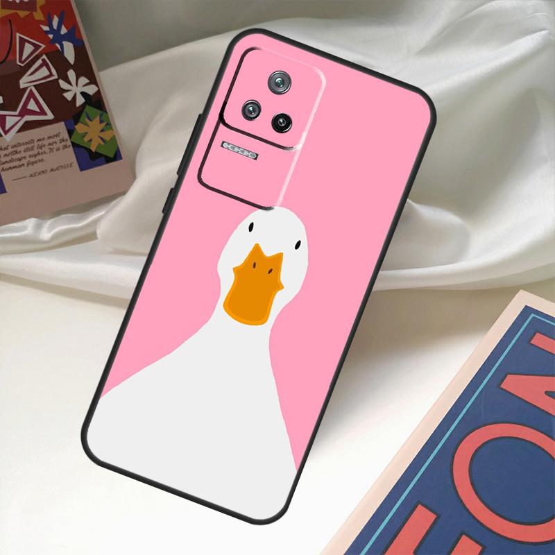 Мультяшный смешной гусь Чехол для Xiaomi 14 13 Ultra 12 Lite 11T 12T 13T Pro POCO M6 X3 X5 X6 Pro F3 F5 M5s Обложка