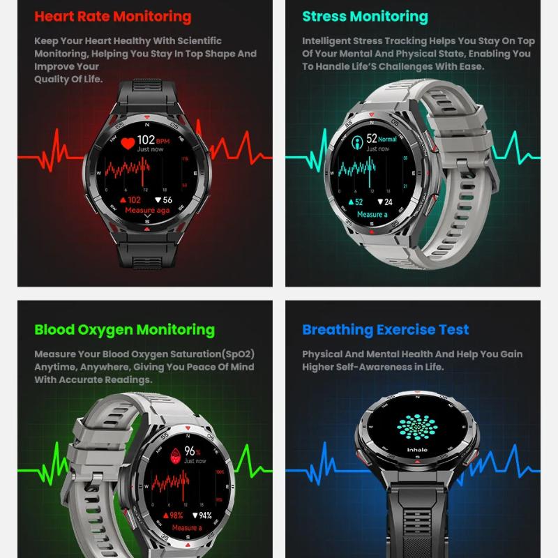 2025 Новые Оригинальные GPS Смарт-часы Ультра 466*466 HD AMOLED Дисплей Спорт Компас BT Звонок IP69 Водонепроницаемый Смарт-браслет Для HUAWEI