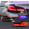 Для BMW 5 серии F10 F18 2011-2017 Светодиодные задние фонари Световой поток Мерцание Противотуманные ходовые огни Задние фонари заднего хода Сборка задних фонарей автомобиля