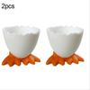 1/2/4Pcs Cute Cooking Tool Opener Separator Egg Cup Holder Eggs Container Kitchen Supplies
