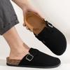 Shoes for Men Fashion Mules Slippers Women Couples Clogs Cork Insole Sandals Outdoor Beach Slides Home Shoes Zapatos De Mujer