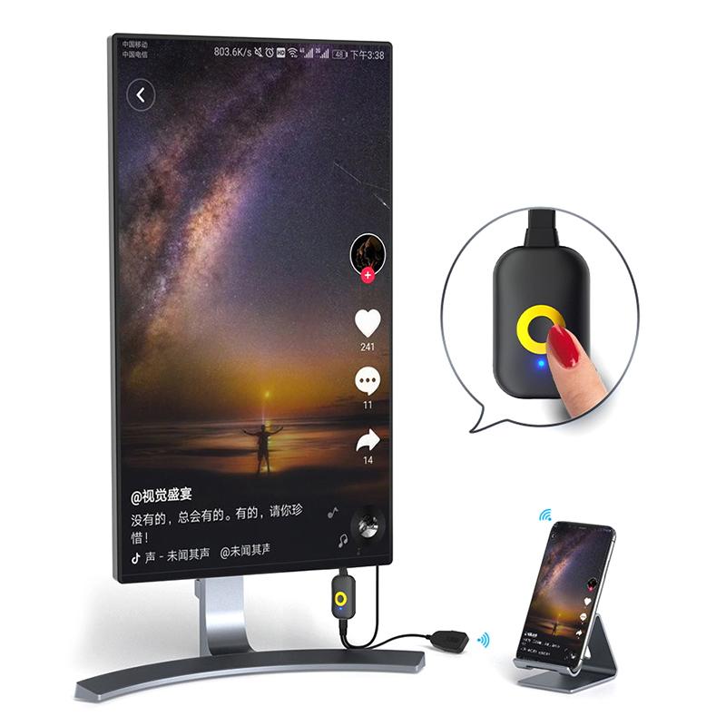 Для ТВ-проектора 4K Tv Stick HDMI-совместимый видеоприемник зеркалирование экрана беспроводной 2.4G/5G 1080P Wifi дисплей Dongle адаптер