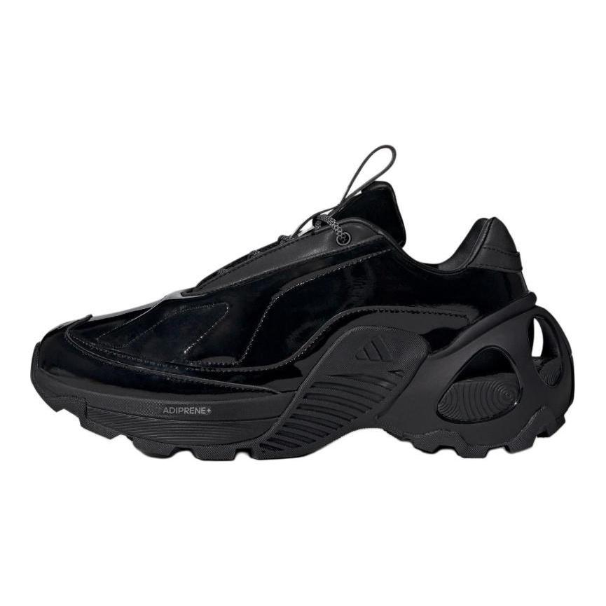 adidas Wonder Runner Амортизирующие Нескользящие Низкие Кроссовки для Бега Унисекс Черные Кроссовки JQ7514