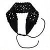 Handmade Headband Floral Head Kerchief Retro Knit Hair Band