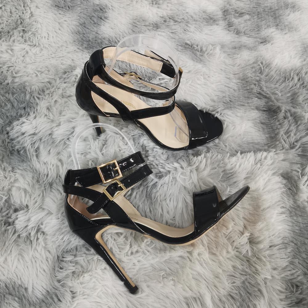 Женские босоножки, сексуальные, прозрачные, из ПВХ, на шпильках, летняя мода, с острым носком, на высоком каблуке, с ремешком на щиколотке, для вечеринки, свадьбы