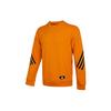 Striped Sports Crew Neck Sweatshirt Men Tops Yellow H46541