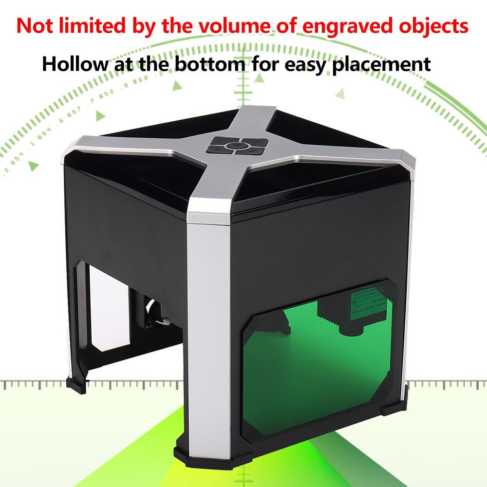 Мини-лазерный гравировальный станок переменного тока 110-240 В Диапазон гравировки 3000 МВт ЧПУ Wi-Fi USB Лазерный гравер DIY Логотип Марк Принтер Резак Деревообработка 80x80 мм