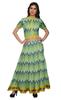 Moomaya Printed Indian Crop Top Skirt Sets Chanderi Women Ethnic Wear Plus
