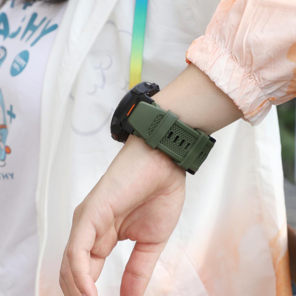 22mm 26mm Silicone Strap for Garmin Watch Fenix 8 7X 7 Pro Solar/6X 6 Sapphire 5 5X Plus 3 3HR/Epix QuickFit Band Bracelet Correas