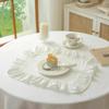 Cotton Afternoon Tea Tableware Mat French-style Table Napkin Ruffled Edge Place Mat  Photography