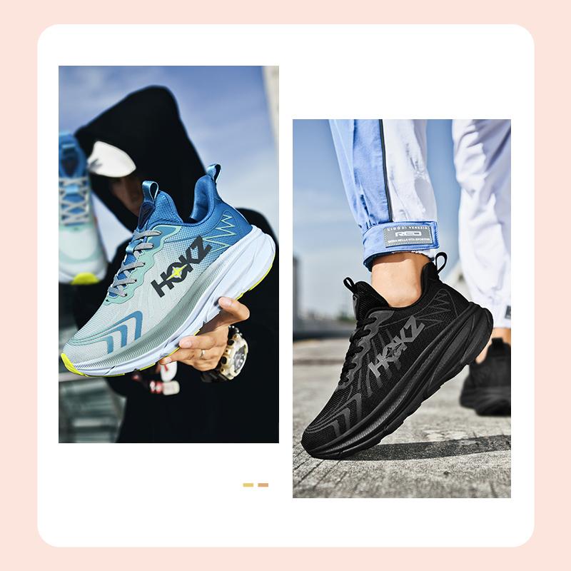 Мужские кроссовки для бега, дышащие мужские спортивные кроссовки, удобная повседневная прогулочная обувь на шнуровке, спортивная тренировочная обувь