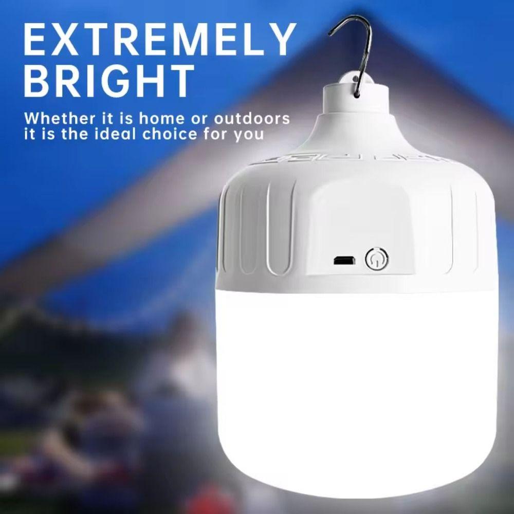 Waterproof LED Lamp Bulbs USB Rechargeable Camping Light New Emergency Light  Camping