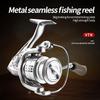 Бесщелевая металлическая спиннинговая катушка для дальнего заброса, морская катушка для удилища, катушка для ловли луя, катушка для микро-объектов, катушка для лески, большой диаметр, большая сила разгрузки