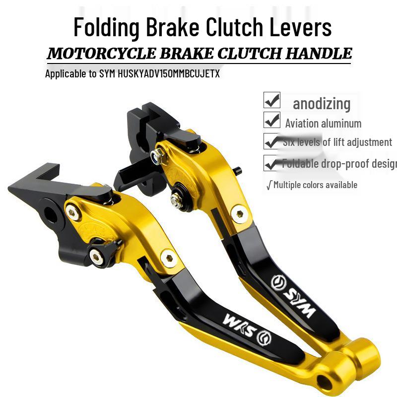 SYM HUSKY ADV150/JETX Telescopic Folding Brake & Clutch Levers
