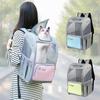Pet Outing Shoulder Bag 1PC Cat Crossbody Shoulder Breathable Portable Tote Folding Transparent Large Capacity Pet Accessories