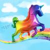 Гигантский Лазерный Градиент Единорог Лошадь Воздушный Шар Радужный Единорог Фольгированный Шар Для Большого Мероприятия Декор Дня Рождения Детские Игрушки