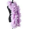 DIY 200Gram Pink Turkey Marabou Feather Boas Trim Scarf 2Meter Feathers Clothing Wedding Party Shawl Decoration Plumes Crafts Scarf