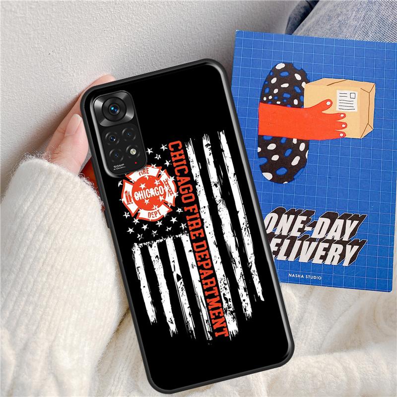 Чехол для телефона Xiaomi Redmi Note 8 9 10 11 12 Pro 8T 9S 10S 11S 12S Redmi 10C 12C 9C 10A с изображением сериала Chicago Fire