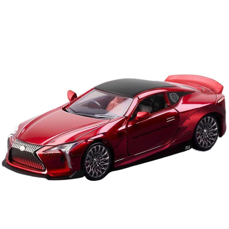 1/32 LEXUS LC500 литой спортивный автомобиль модель игрушечный гоночный автомобиль модель транспортного средства имитация звук и свет автомобиль игрушки коллекционный детский подарок