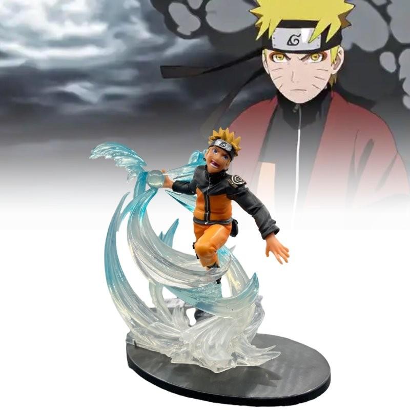 Stunning Naruto Uzumaki Spiral Battle Figure Pvc Anime Model 22x21x23.5cm Collection