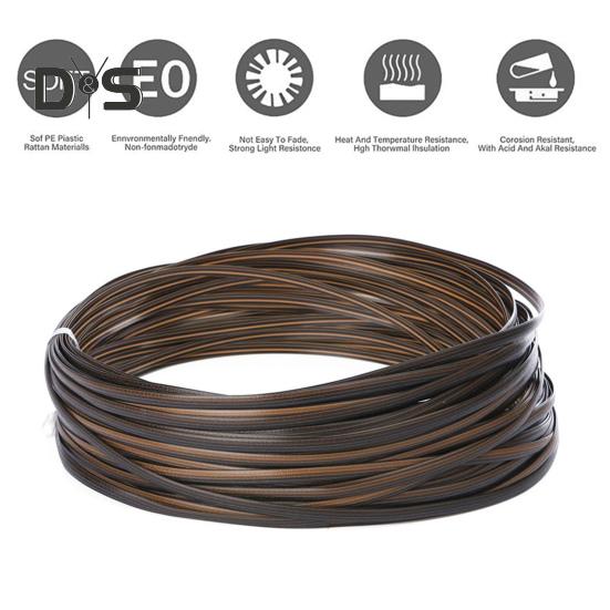 Инструменты для ремонта плетеных изделий Набор для ремонта синтетического ротанга с тиснением Высокопрочный водонепроницаемый инструмент для ремонта плетеных изделий из ротанга, устойчивый к ультрафиолетовому излучению