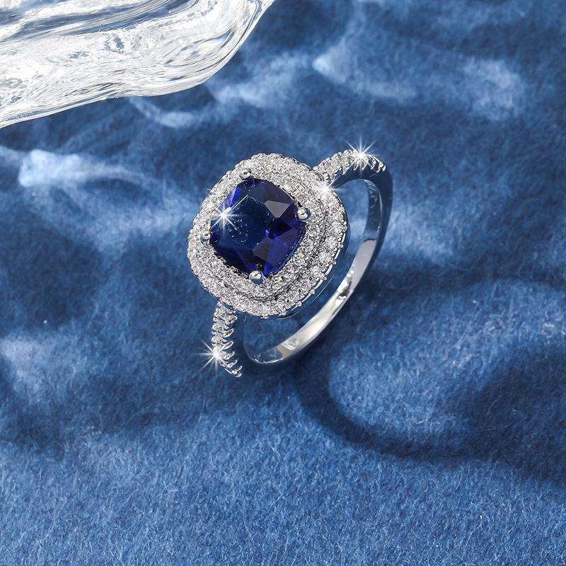 Женское кольцо GemChic, изысканное, легкое, роскошное, сверкающее кольцо с цирконием, женское, модное, женственное кольцо, украшения, подарок на день рождения, Рождество
