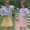 High Waist A-Line Korean Style Pleated Skirt for Student - Autumn/Winter 2025