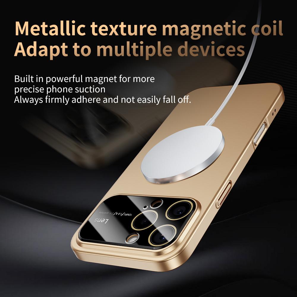 Camera Protection For Magsafe Phone Case for iPhone 17 Air 16 14 15 13 12 11 Pro Max Magnetic Shockproof Hard Thin Cover