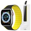 Magnetic Strap Apple Watch Se, 9, 8, 7, 6, 5, 4, 3, 2, 1 (41, 40, 38mm) Dux Ducis Strap (Ld Version) - Black-Yellow